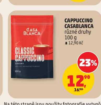 CAPPUCCINO CASABLANCA různé druhy 100 g