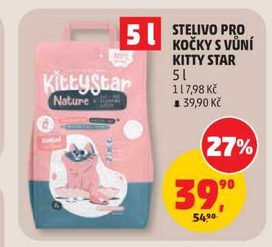 STELIVO PRO KOČKY S VŮNÍ KITTY STAR 5l