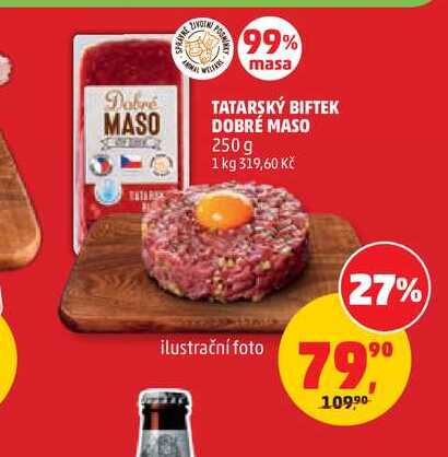 TATARSKÝ BIFTEK DOBRÉ MASO 250 g