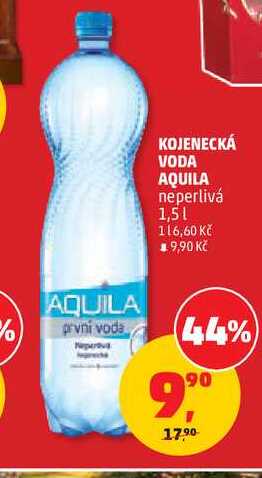 KOJENECKÁ VODA AQUILA neperlivá 1,5l