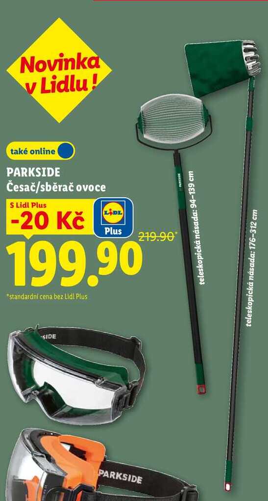 PARKSIDE Česač/sběrač ovoce