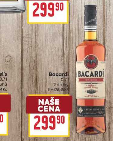 Bacardi 0,7l
