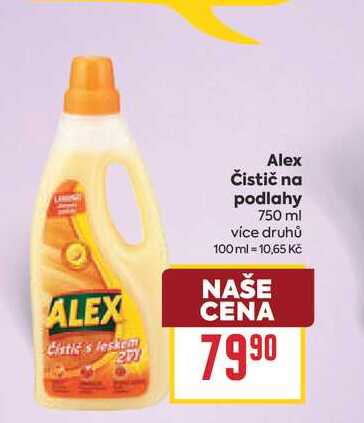 Alex Čistič na podlahy 750 ml BILLA