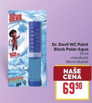 Dr. Devil WC Point Block Polar Aqua 75 ml BILLA