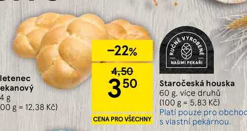 Staročeská houska, 60 g 