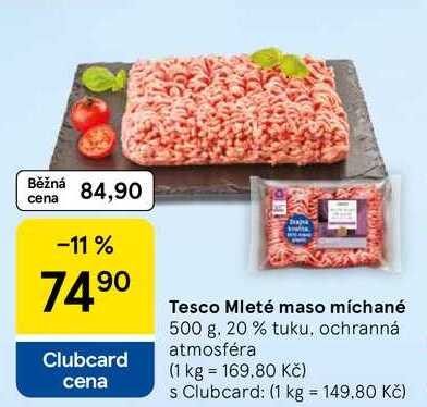 Tesco Mleté maso míchané, 500 g, 20% tuku 