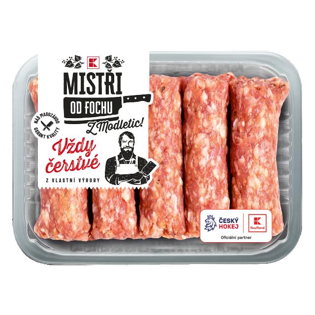 K-Mistři od fochu Vepřové čevapčiči