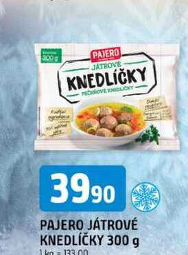 PAJERO JÁTROVÉ KNEDLÍČKY 300 g