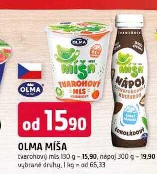 OLMA MÍŠA tvarohový mls 130 g