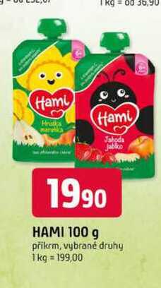 HAMI 100 g příkrm, vybrané druhy