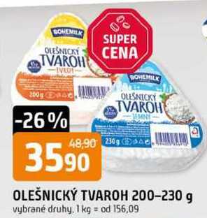OLEŠNICKÝ TVAROH 200-230 g