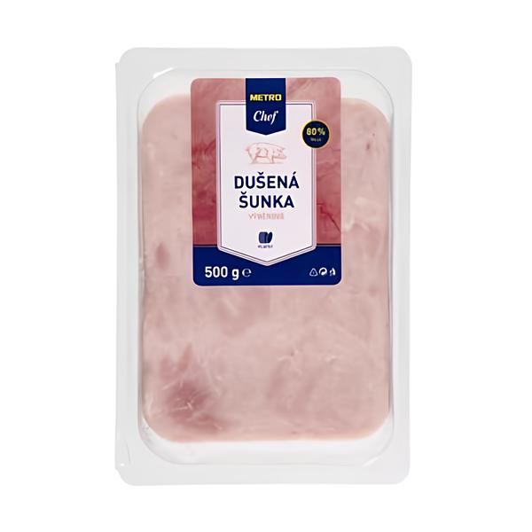 Metro Chef Šunka dušená výběrová plátky (80% masa)