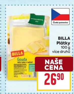 BILLA Plátky 100 g 