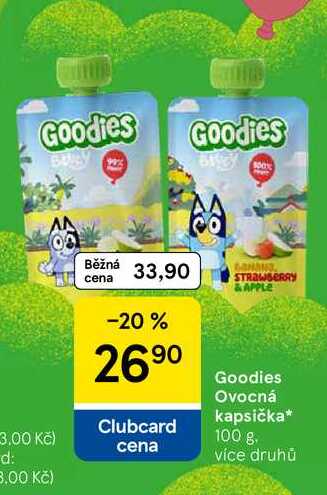 Goodies Ovocná kapsička, 100 g, více druhů 