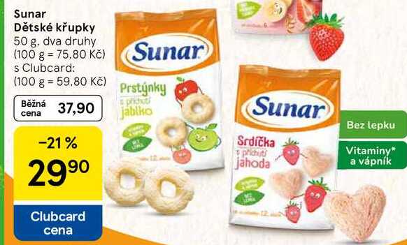 Sunar Dětské křupky, 50 g