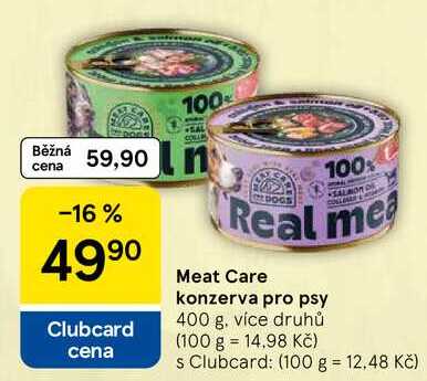 Meat Care konzerva pro psy, 400 g