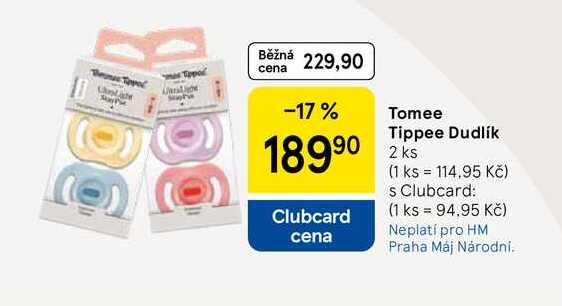 Tomee Tippee Dudlík, 2 ks
