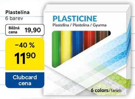 Plastelína 6 barev