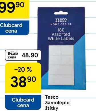 Tesco Samolepicí štítky