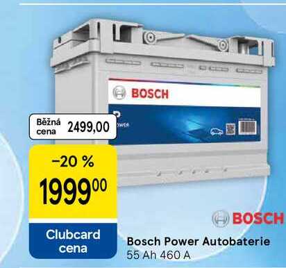 Bosch Power Autobaterie 55 Ah 460 A