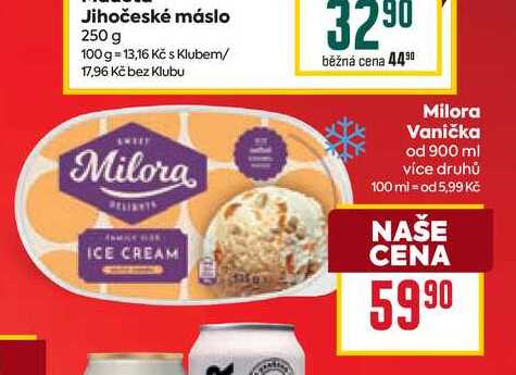 Milora Vanička od 900 ml