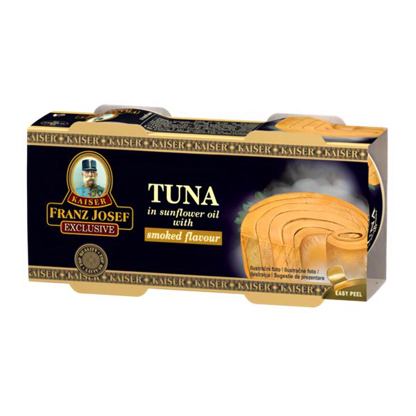 Franz Josef Kaiser Tuňák steak v rostlinném oleji s uzenou příchutí 2x80g