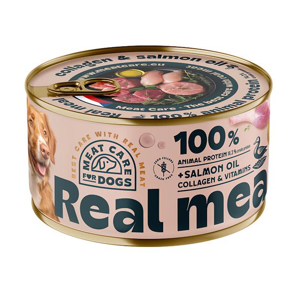 Meat Care Real Meal – Konzerva pro psy, kachna