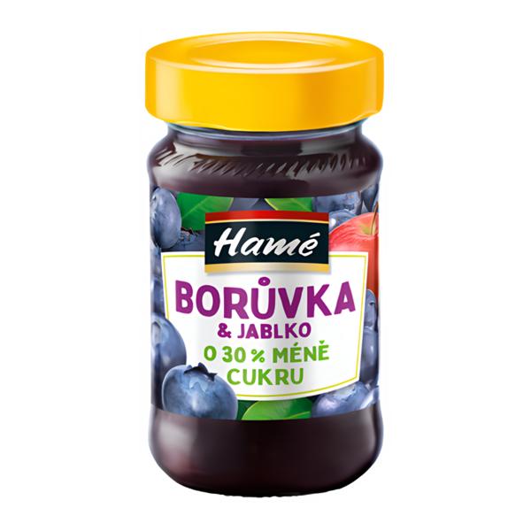 Hamé Ovocná pomazánka se sníženým obsahem cukru - Borůvka a jablko