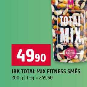 IBK TOTAL MIX FITNESS SMĚS 200 g 
