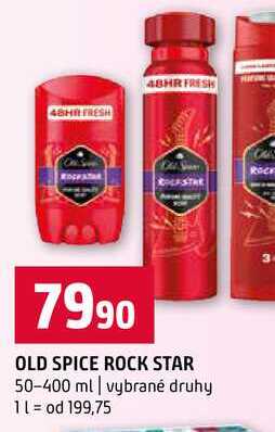 OLD SPICE ROCK STAR 50-400 ml vybrané druhy