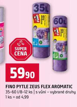 FINO PYTLE ZEUS FLEX AROMATIC 35-60 1/8-12 ks s vůní vybrané druhy Terno