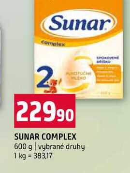 SUNAR COMPLEX 600 g vybrané druhy