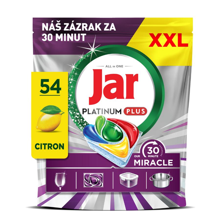 Jar Our 30 Minute Miracle Platinum Plus kapsle do myčky 54 ks