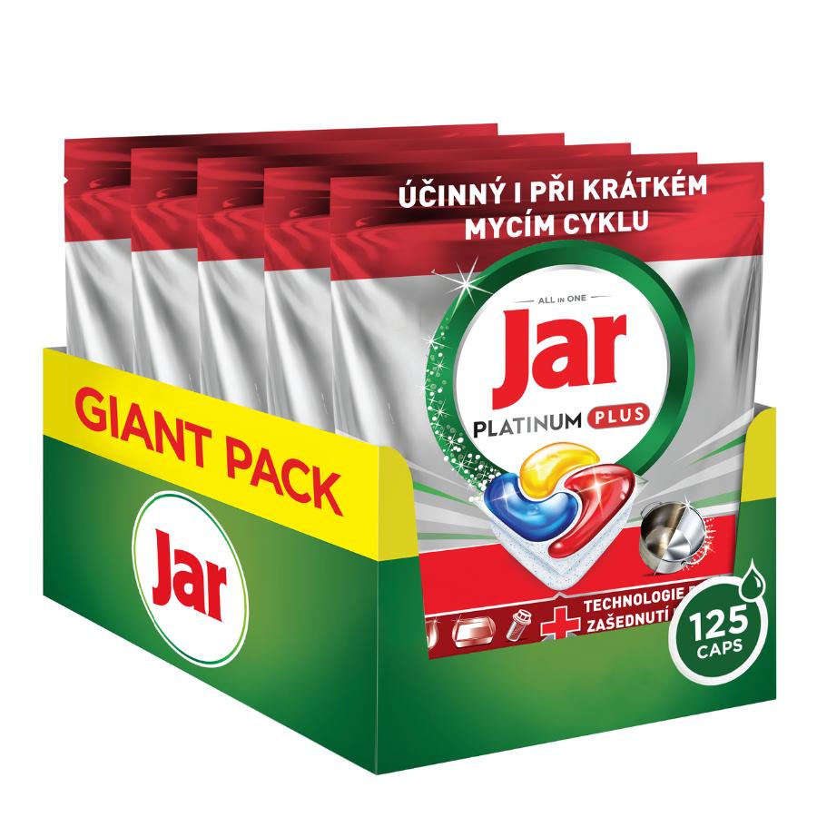 Jar Platinum Plus Lemon kapsle do myčky 5x25 ks box Lékárna LEMON