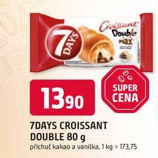 7DAYS CROISSANT DOUBLE 80 g