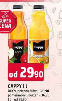 CAPPY 1l 100% jablečná šťáva