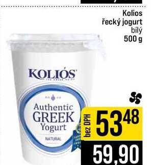 Kolios řecký jogurt bilý 500 g