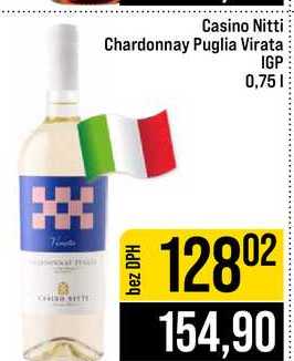 Casino Nitti Chardonnay Puglia Virata IGP 0,75l 