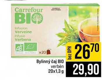 Bylinný čaj BIO verbén 20x1,3 g
