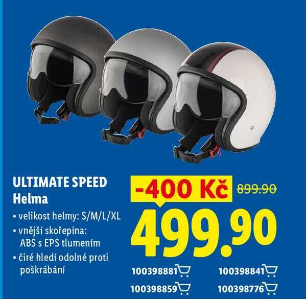 ULTIMATE SPEED Helma