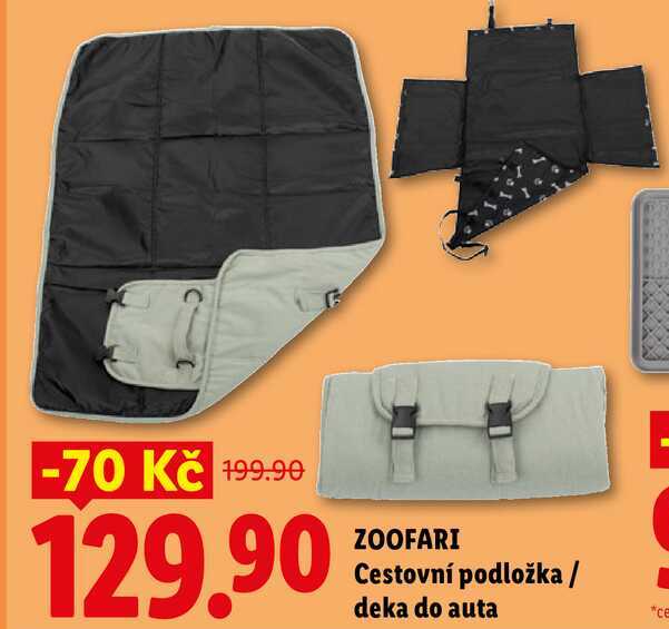 ZOOFARI Cestovní podložka / deka do auta 