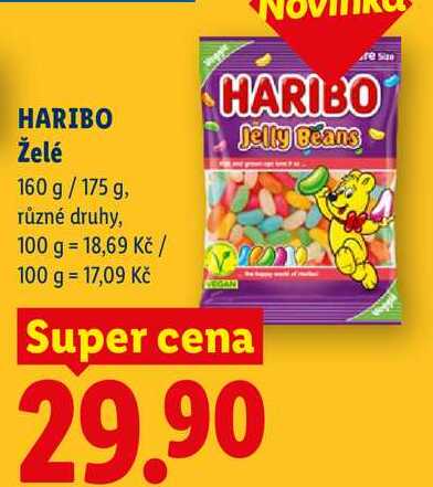 HARIBO Želé, 160 g/175 g