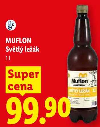 MUFLON Světlý ležák, 1 l
