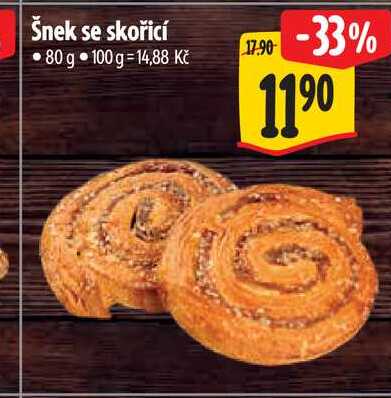 Šnek se skořicí 80 g 