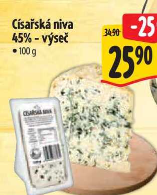 Císařská niva 45% - výseč 100 g