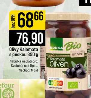Olivy Kalamata s peckou 350 g 