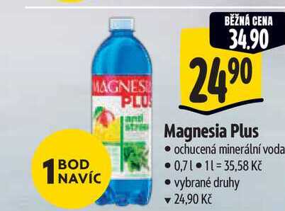 Magnesia Plus ochucená minerální voda 0,7 l