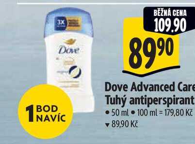 Dove Advanced Care Tuhý antiperspirant 50 ml Albert