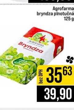 Agrofarma bryndza plnotučná 125 g