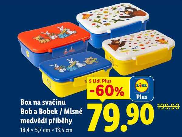 Box na svačinu Bob a Bobek/Mlsné medvědí příběhy 